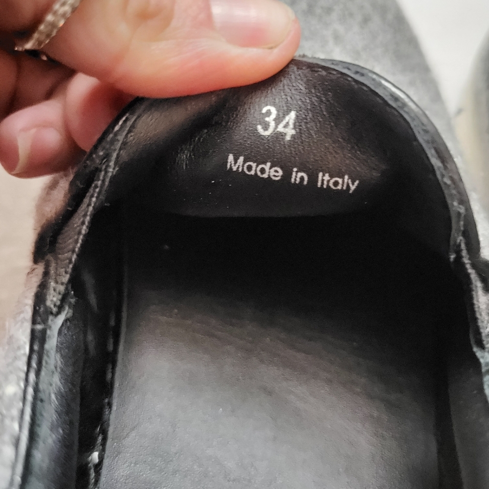 Celine cow Hyde slip ons - Picture 4 of 7